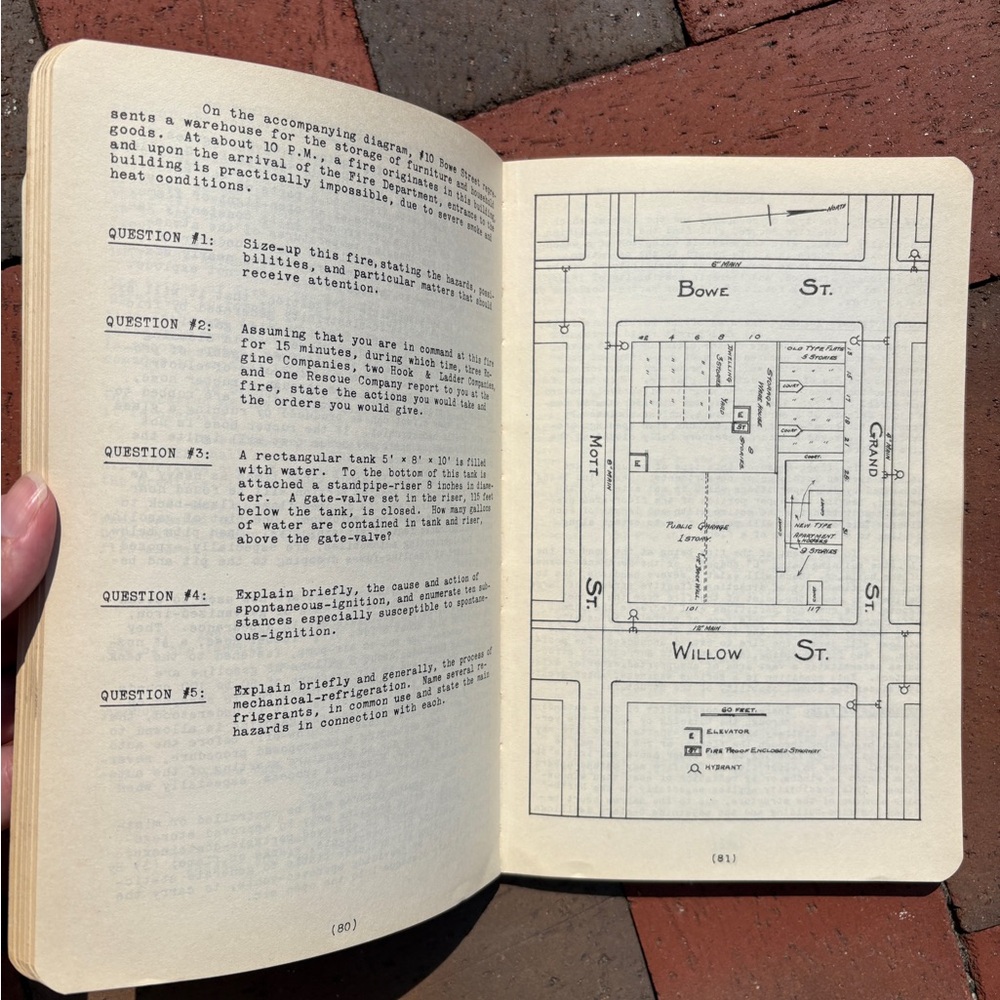 1932 New York Fire Department Firefighter Quiz Book Trial Examinations NYFD NYC - Picture 5 of 11